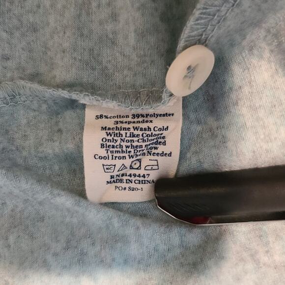 The Normal Brand Blue Short Sleeve Tee - Picture 5 of 5